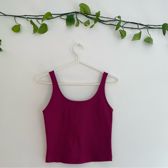 Dynamite Tops - Dynamite Ribbed Pink Tank